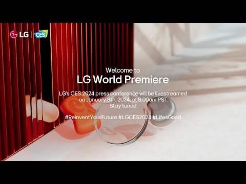 LG at CES 2024 : LG World Premiere - Live I LG