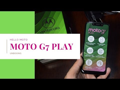Tirando o Moto G7 Play da Caixa | Deixem suas dúvidas para o Review!