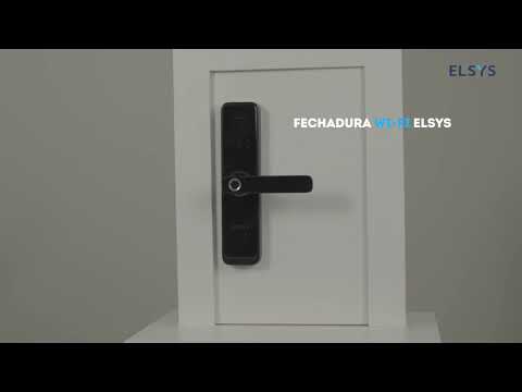 Fechadura Digital de Embutir Wi-fi com Biometria | ELSYS (ESF-DE4000B)