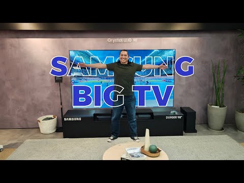 Quer um cinema em casa? A Samsung Crystal UHD 4k 98&quot; pode ser a solução!