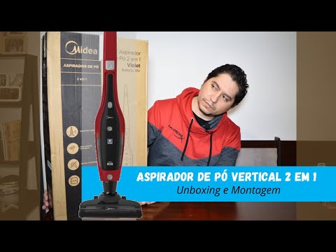 Aspirador de Pó Vertical 2 em 1 Midea | Unboxing e Montagem