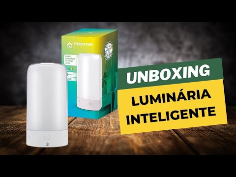 Unboxing da Smart Luminária Positivo: Revelando a Iluminação Inteligente