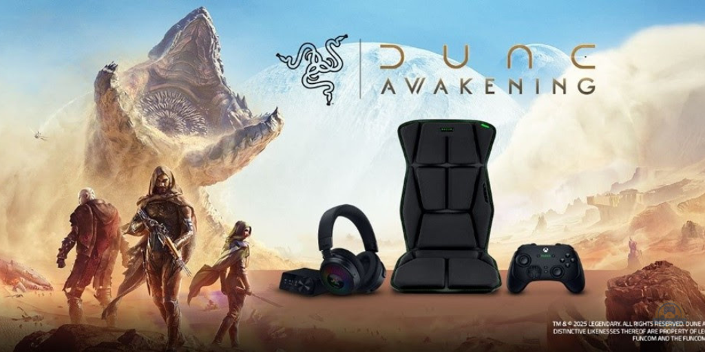 Razer leva imersão de Dune: Awakening a outro nível com tecnologias Sensa HD Haptics e Chroma RGB