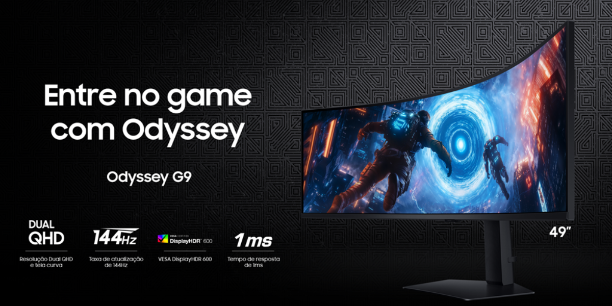Eleve seu setup nesta Black Friday com os monitores Samsung