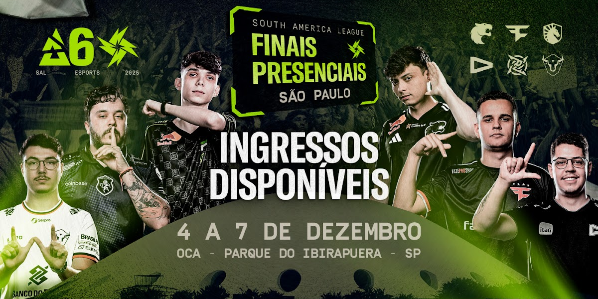 Campeão sul-americano de Rainbow Six Siege será definido em torneio com torcida no Parque Ibirapuera