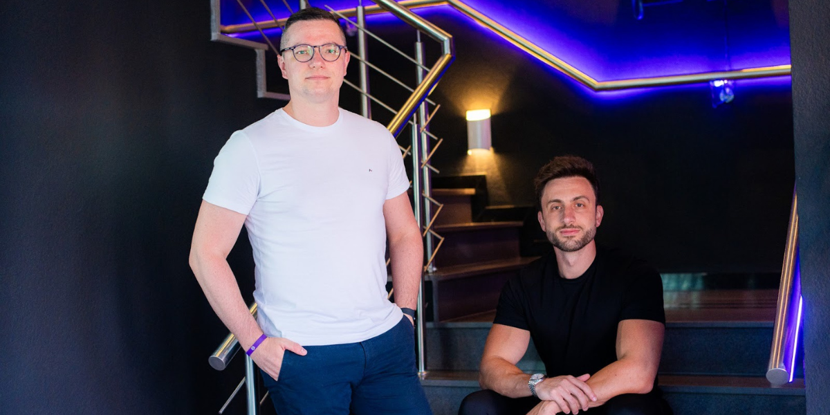 João Brognoli, CEO da Duo&Co, e Jonathan Cardoso, CEO da Wave Commerce na sede da Duo&Co (Crédito: Duo&Co)