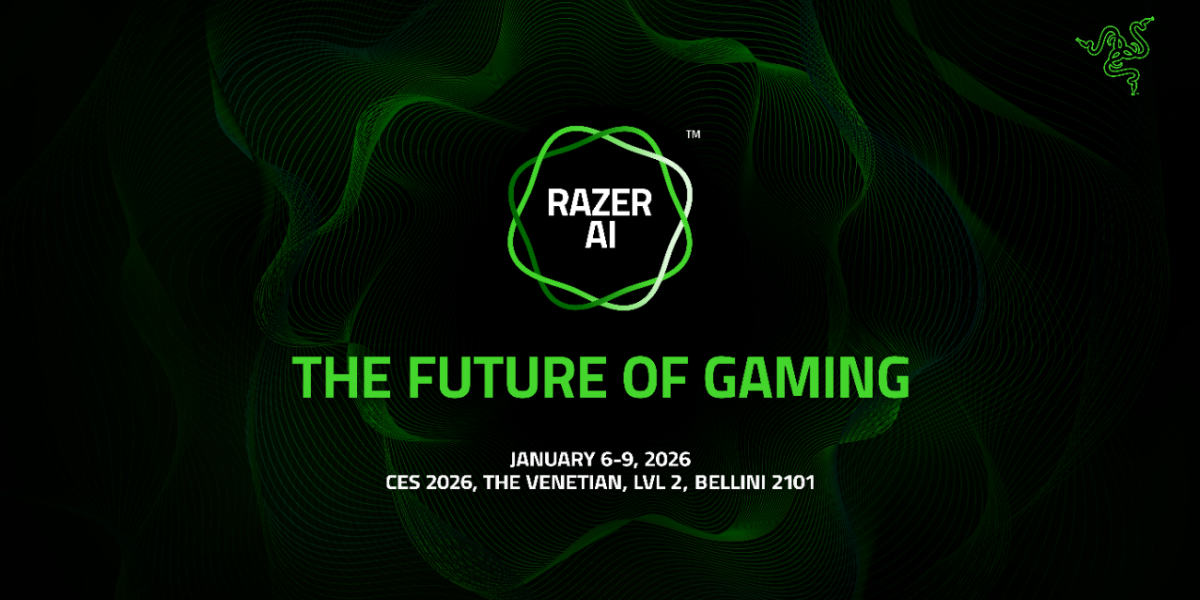 Razer anuncia na CES 2026 ecossistema de IA e tecnologias de nova geração para redefinir a experiência gamer