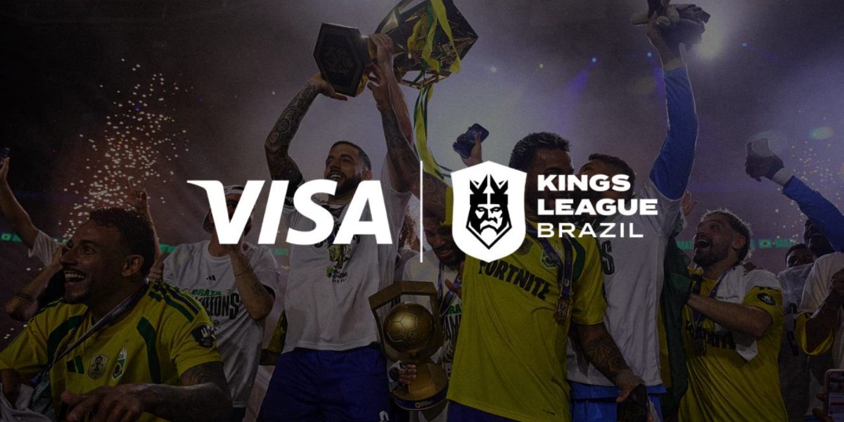 Visa anuncia parceria com Kings League Brazil 2026 e benefícios exclusivos no Mercato