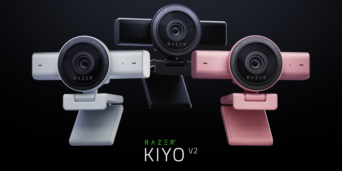 Razer lança Kiyo V2 4K com IA nas cores branca e Quartz