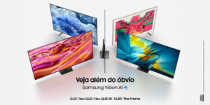 TVs de telas grandes: a Samsung tem a escolha ideal para assistir jogos de futebol com máxima imersão