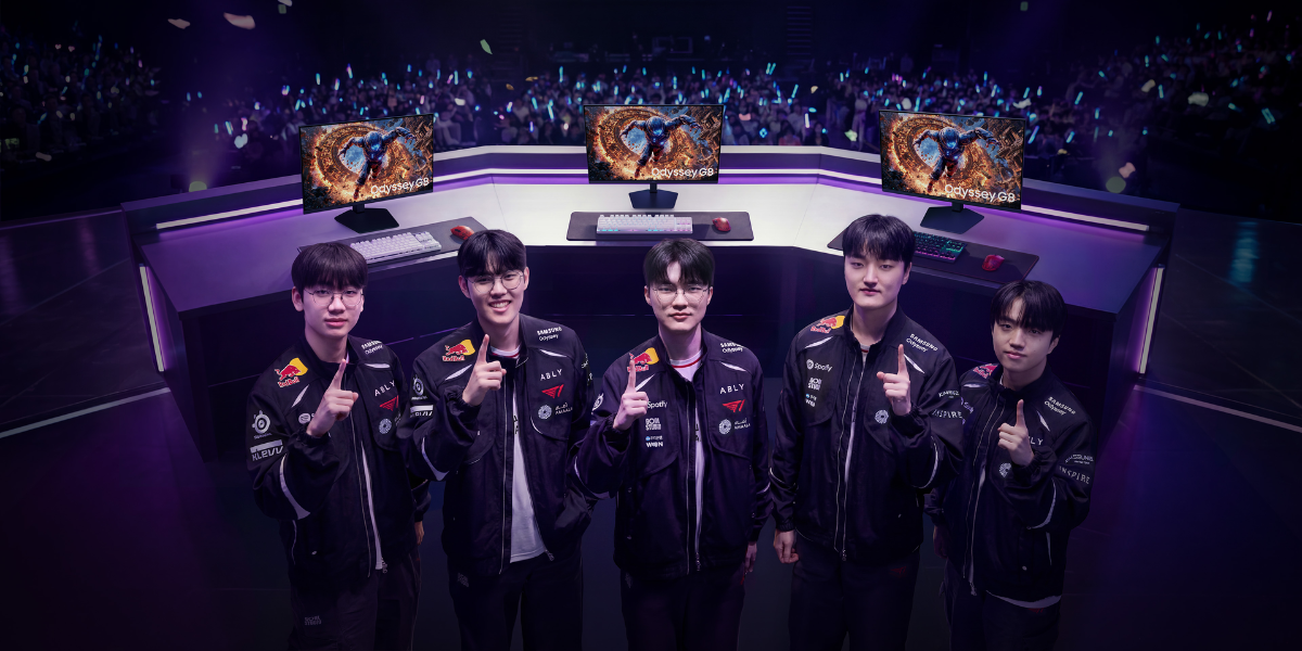 Samsung mantém a posição número 1 no mercado global de monitores gamers pelo sétimo ano