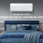 Novos aparelhos de ar-condicionado Samsung WindFree AI unem conforto, eficiência e higienização inteligente