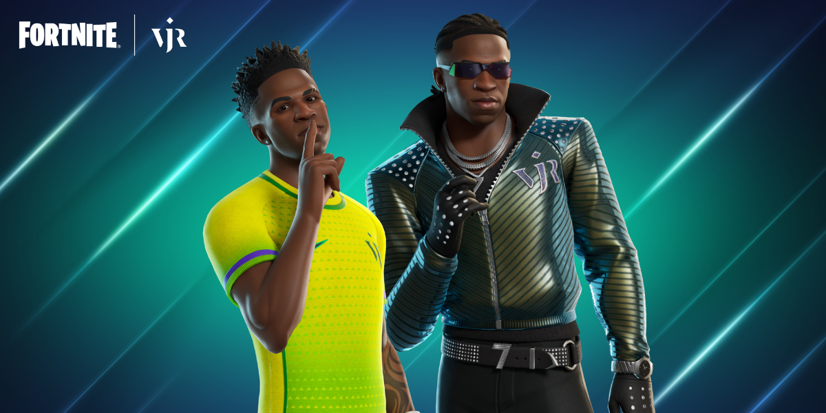 Vini Jr. chega ao Fortnite com skins e torneio especial em junho