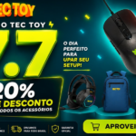 Tec Toy promove 7.7 com 20% de desconto em acessórios gamer da linha Zeenix