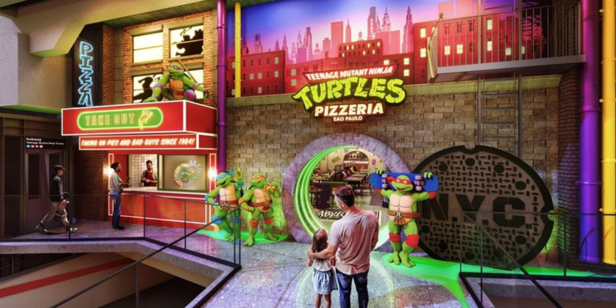 Pizzaria oficial das Tartarugas Ninja será inaugurada na Avenida Paulista em agosto