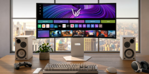 LG lança monitor UltraGear OLED com webOS para jogar e assistir sem PC ou console