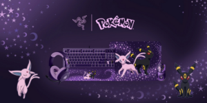 Razer lança coleção inspirada em Espeon e Umbreon para celebrar os 30 anos de Pokémon