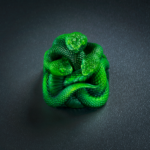 Razer apresenta keycap finalizada à mão com símbolo da marca para colecionadores