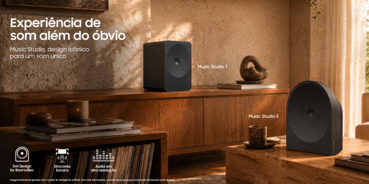 Como transformar a experiência sonora da sua casa com a linha Music Studio