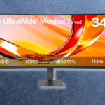 LG lança monitor UltraWide 34U620B-B curvo de 34 polegadas com 144Hz
