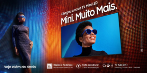Samsung apresenta campanha “Mini. Muito Mais” para nova categoria de TVs Mini LED
