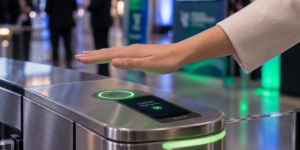 Positivo usa biometria da palma da mão no Airport Infra Summit 2026