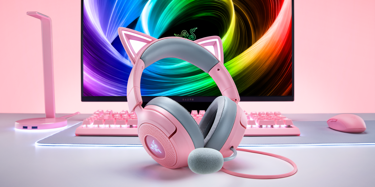 Razer apresenta o headset Kraken Kitty V3 cabeado