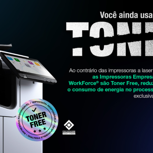 Epson declara guerra ao toner: campanha “Toner Free” ataca impacto ambiental da impressão a laser