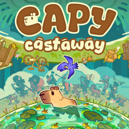 Capy Castaway, o cozy game de capivaras, já está disponível no Steam