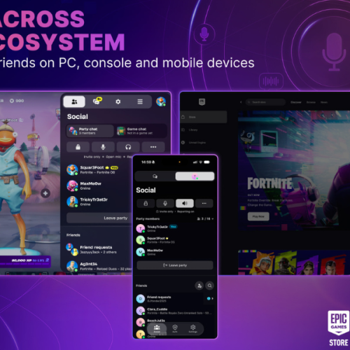 Epic Games amplia chat de voz entre Fortnite, PC e aplicativos móveis