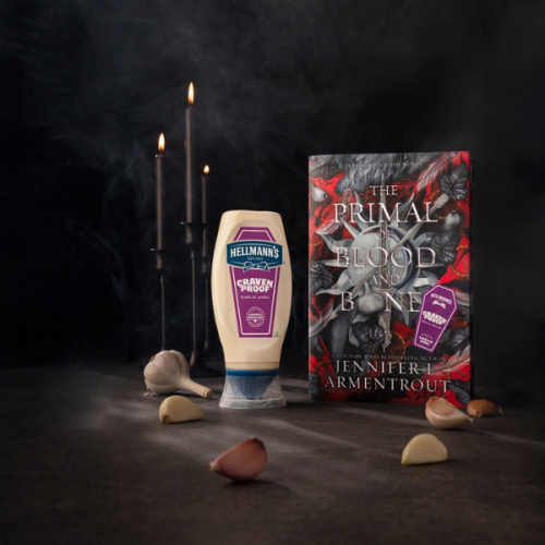 Hellmann’s lança edição “À Prova de Cravens” do novo livro de Jennifer L. Armentrout com tinta infundida em alho para o Halloween