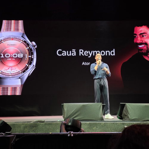 Huawei apresenta nova geração de smartwatches e smartphones no Brasil em evento com Cauã Reymond
