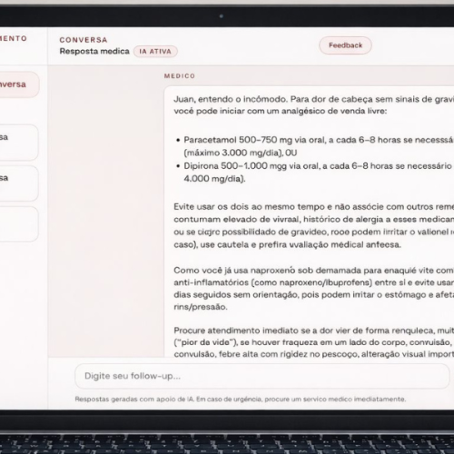 MOMA.I: Médicos criam IA de acompanhamento domiciliar com 95% de assertividade