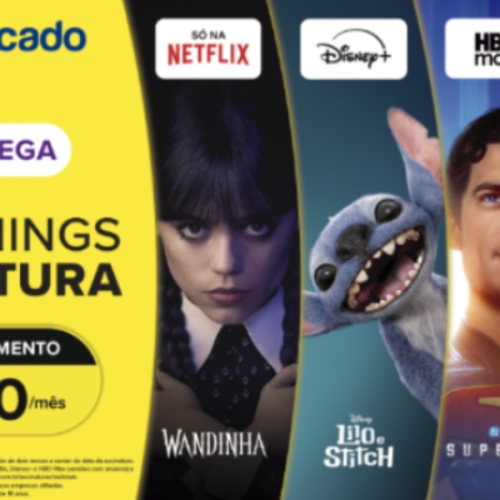 Mercado Livre lança Meli+ Mega: combo de 4 streamings começa em R$ 39,90, mas inclui anúncios