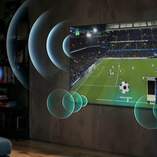 Modo Estádio: nova função das TVs Samsung transforma a experiência de assistir futebol em casa