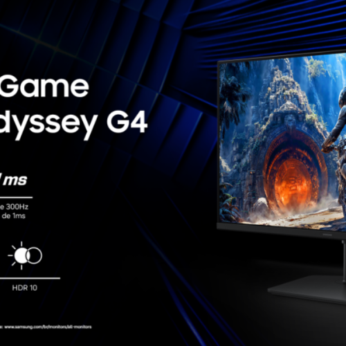 Odyssey G4 eleva a competitividade com taxa de atualização de 300Hz e recursos avançados para gamers