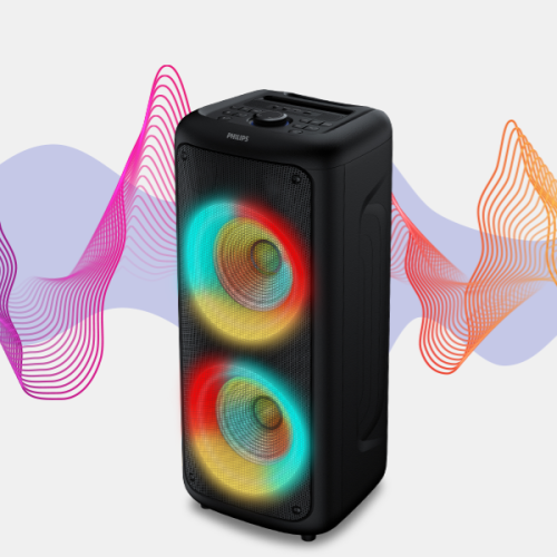 Philips lança Party Speaker TAX4000 com 1500W de potência e recursos de Karaokê