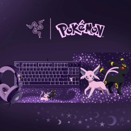 Razer lança coleção inspirada em Espeon e Umbreon para celebrar os 30 anos de Pokémon