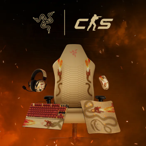Razer lança coleção de produtos inspirados na skin Dragon Lore, de Counter-Strike 2