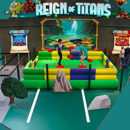 Reign of Titans estreia no Brasil com estande interativo na Brasil Game Show 2025