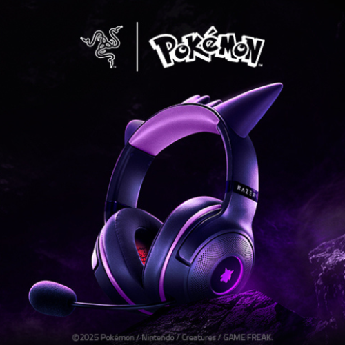 Razer expande a linha Pokémon para novos mercados com o headset Kraken Kitty V2 – Gengar Edition