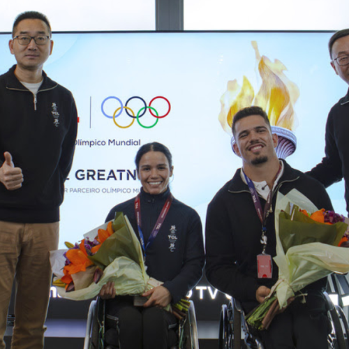TCL anuncia Aline Rocha e Cristian Ribera como representantes brasileiros no Team TCL para os Jogos de Inverno 2026