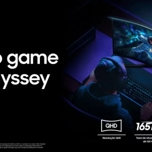 Samsung Odyssey G5 chega ao Brasil com tela curva de 1000R e resolução QHD